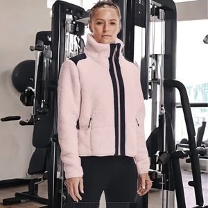 Under Armour Women's Legacy Sherpa Fleece Jacket  Pink Size XS NWOT